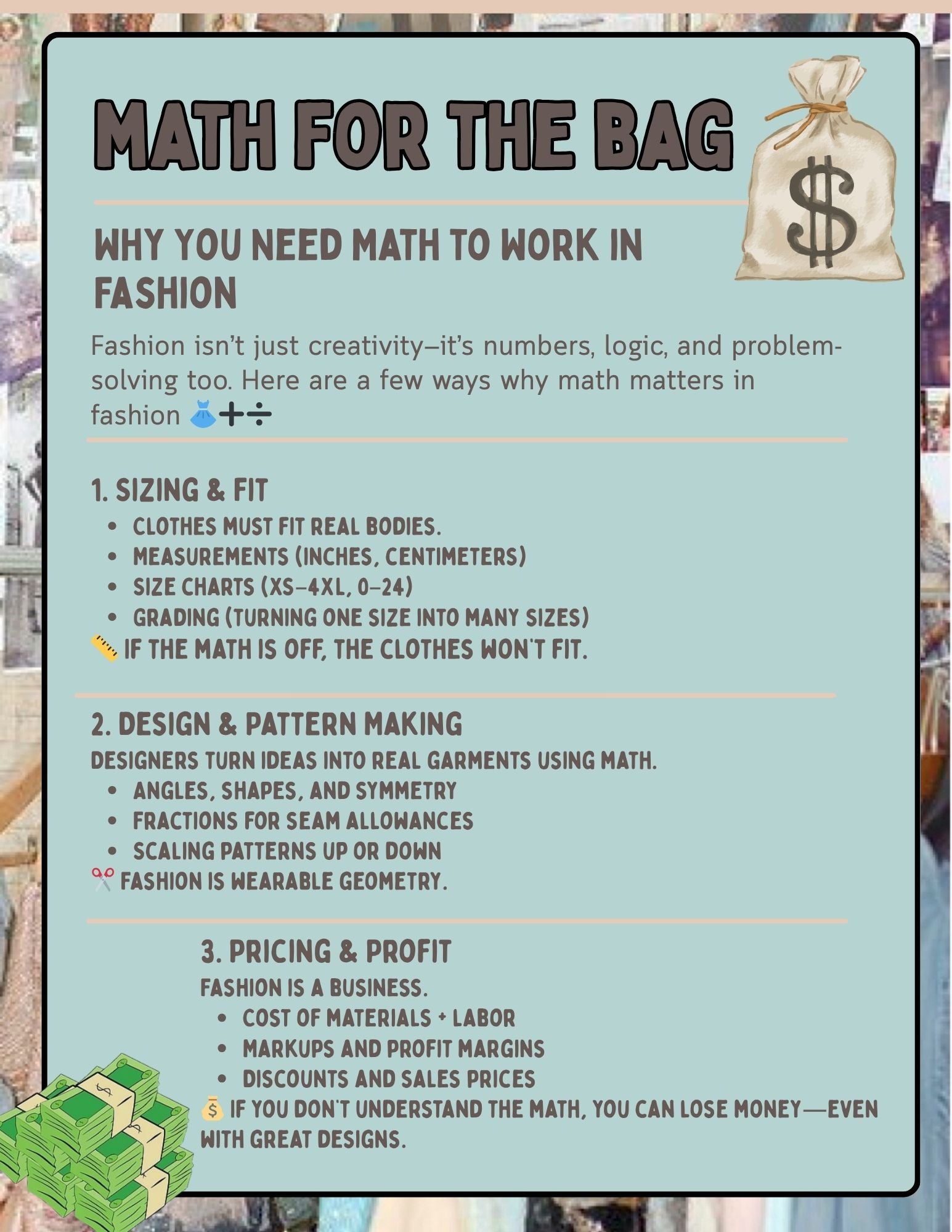 CAREERS IN FASHION Workbook