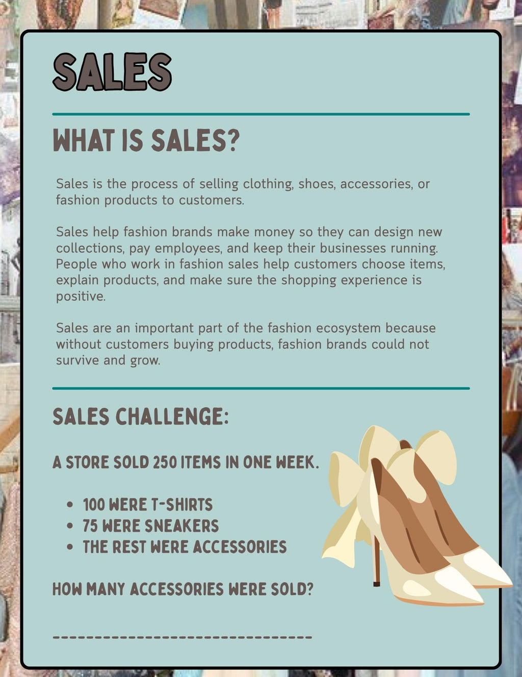 CAREERS IN FASHION Workbook