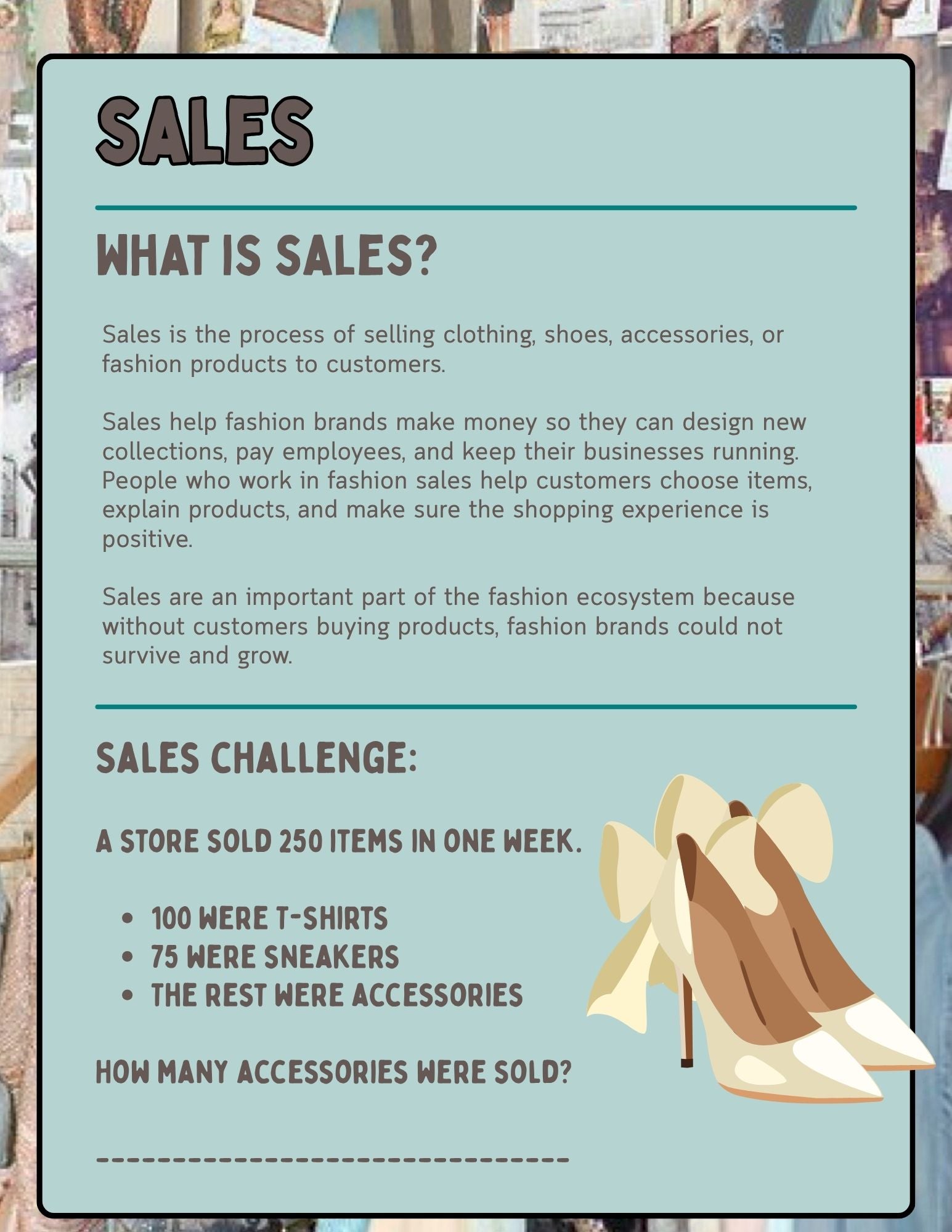 CAREERS IN FASHION Workbook